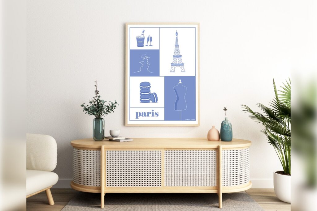 Affiche de Paris Affiches personnalisables Affiche personnalisable